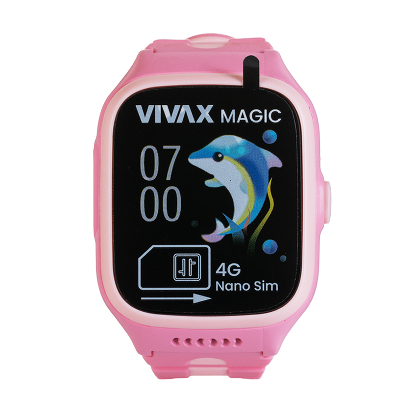 Orë smart për fëmijë VIVAX Magic 4G Blu Magjike me GPS dhe IPX7