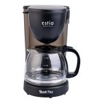 Makina kafeje filtruese BLACK PLUS 750W ESTIA me enë qelqi 1.25L