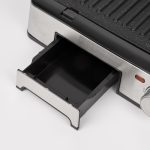 Grill zgarë elektrike Lavica Inox G10185 me pllaka efekt guri dhe termostat të rregullueshëm