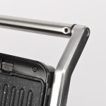 Grill zgarë elektrike Lavica Inox G10185 me pllaka efekt guri dhe termostat të rregullueshëm