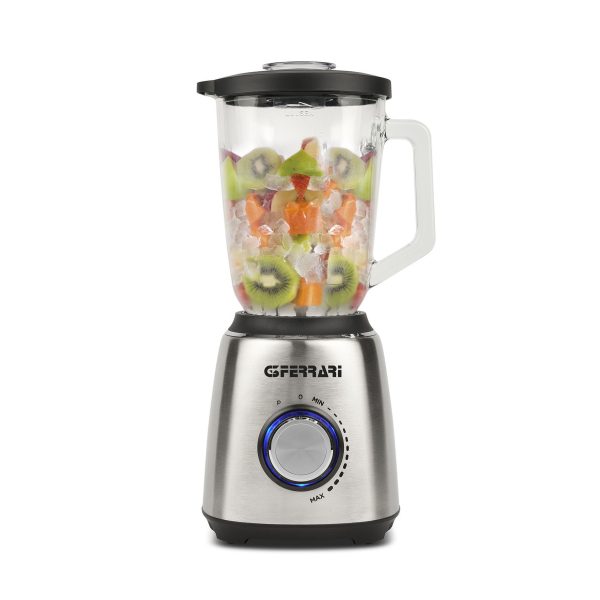 Blender tavoline G3 Ferrari Turbine G20165 1300W me enë qelqi dhe 6 thika inox