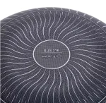 Wok inox 32cm me 3 shtresa SUS316 dhe teknologji laser hexagonal jo-ngjitëse